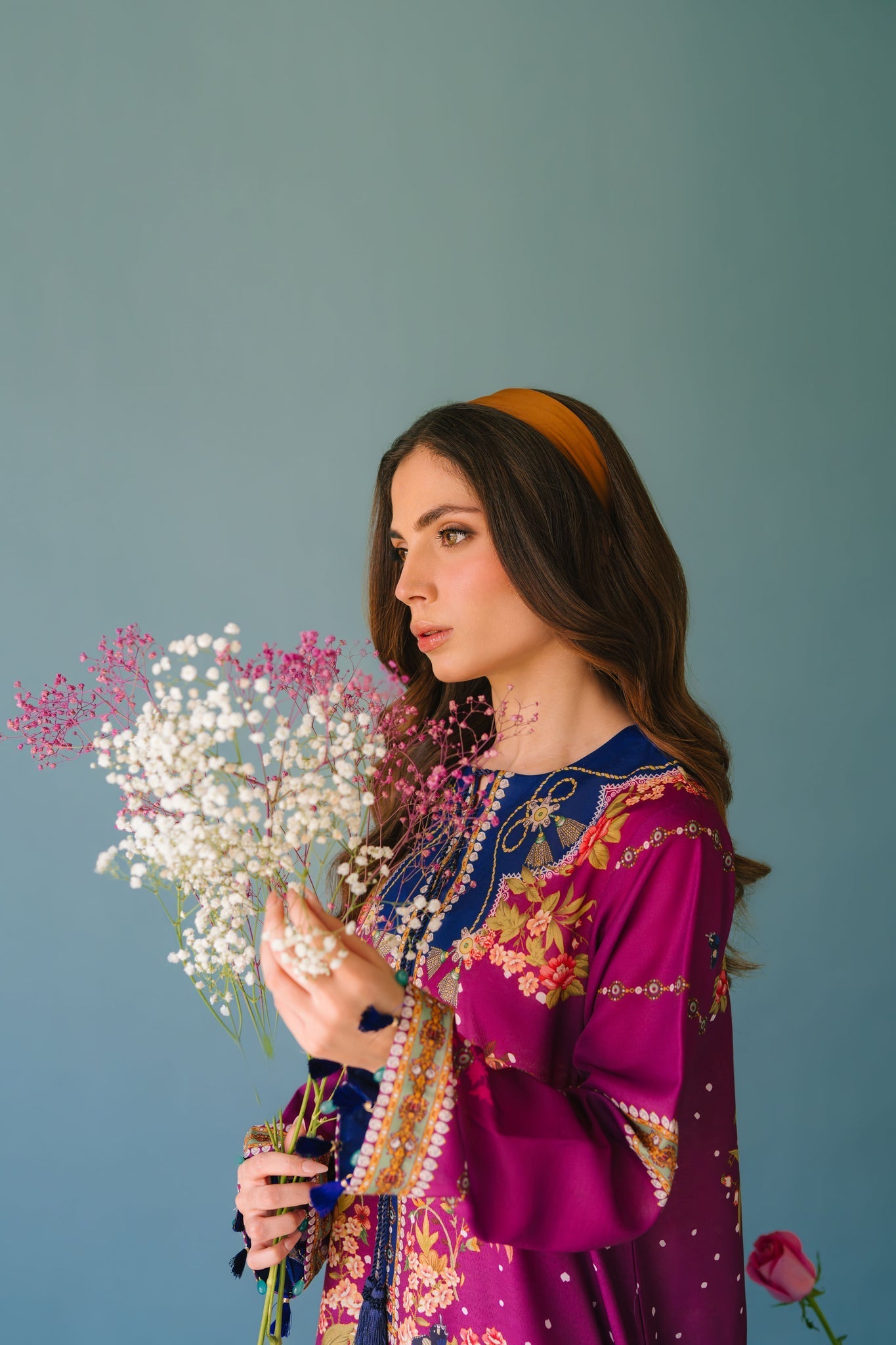 Sammy K | Lawn Pret 25 | Evening Rose - Pakistani Designer Dress - by Sammy K - Type : Ladies Clothes - 100% Original at Saira Sultan