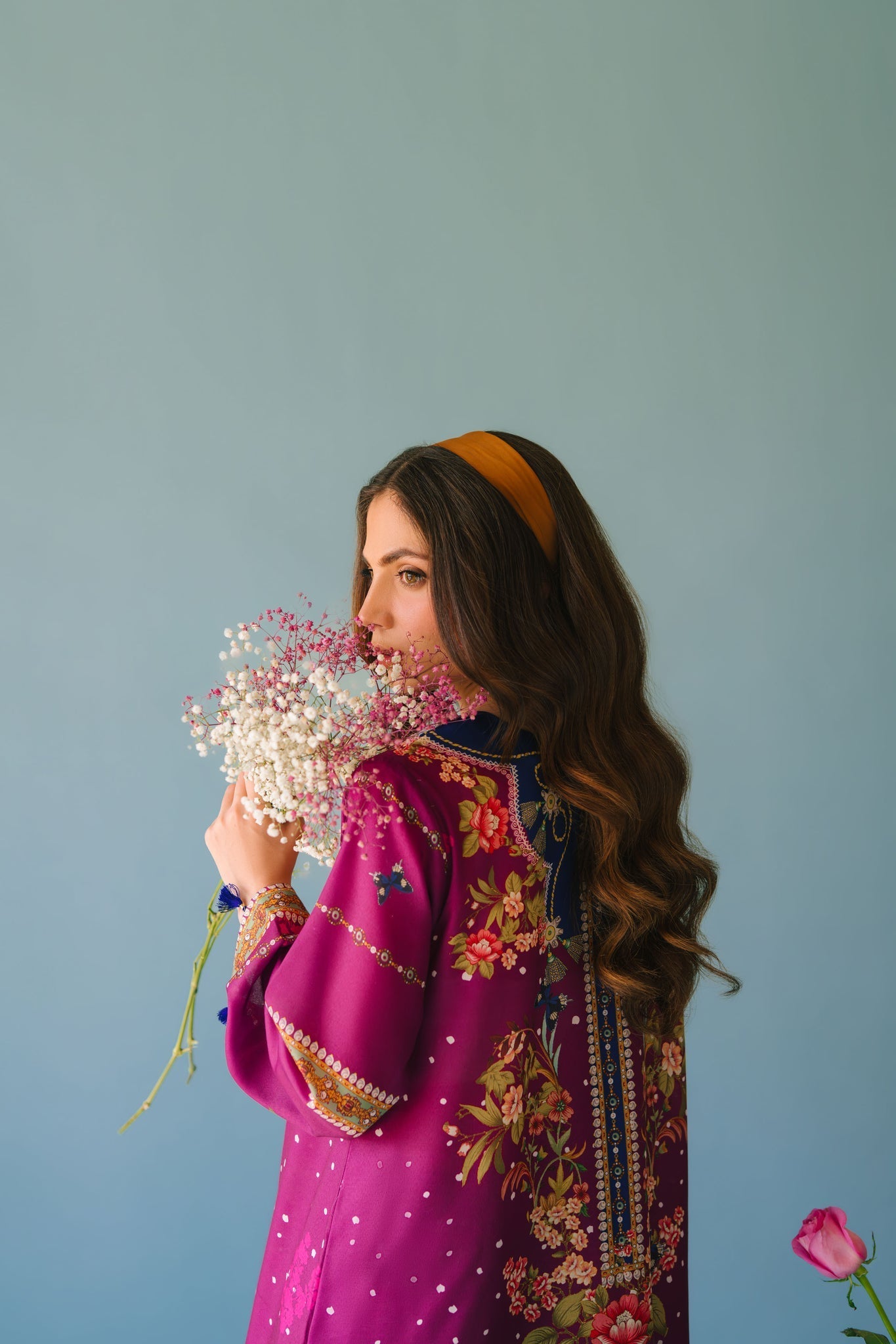 Sammy K | Lawn Pret 25 | Evening Rose - Pakistani Designer Dress - by Sammy K - Type : Ladies Clothes - 100% Original at Saira Sultan