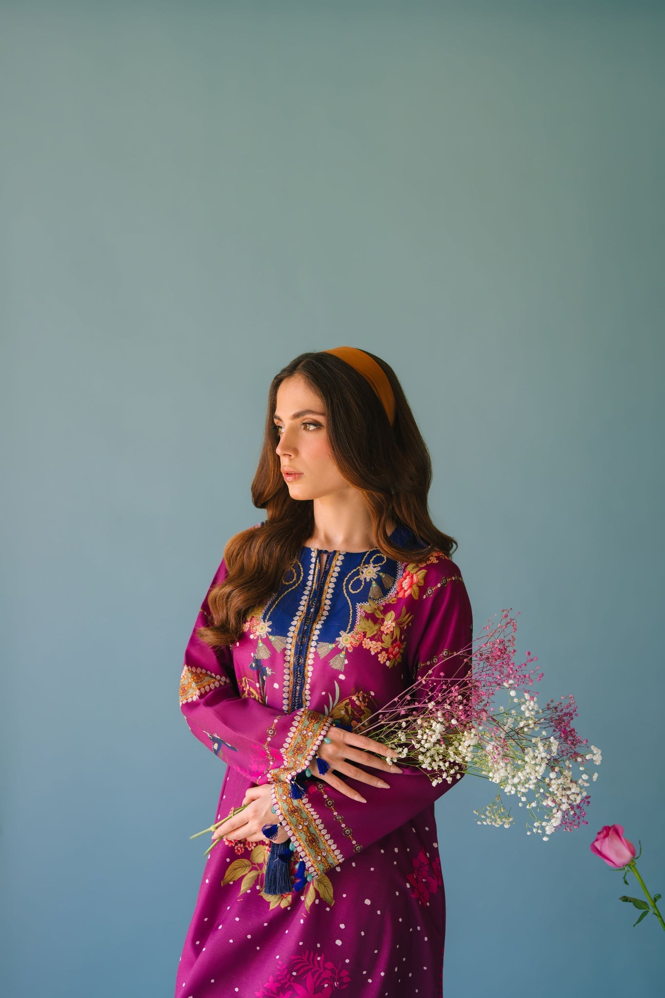 Sammy K | Lawn Pret 25 | Evening Rose - Pakistani Designer Dress - by Sammy K - Type : Ladies Clothes - 100% Original at Saira Sultan