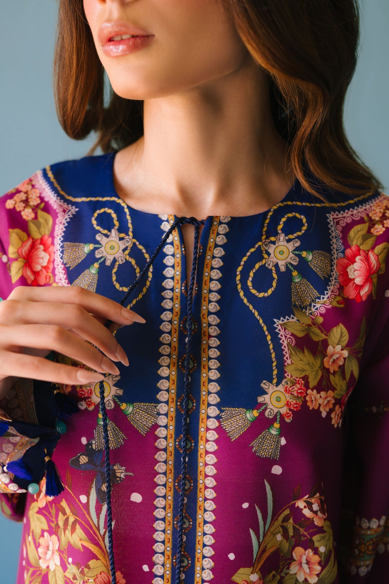 Sammy K | Lawn Pret 25 | Evening Rose - Pakistani Designer Dress - by Sammy K - Type : Ladies Clothes - 100% Original at Saira Sultan