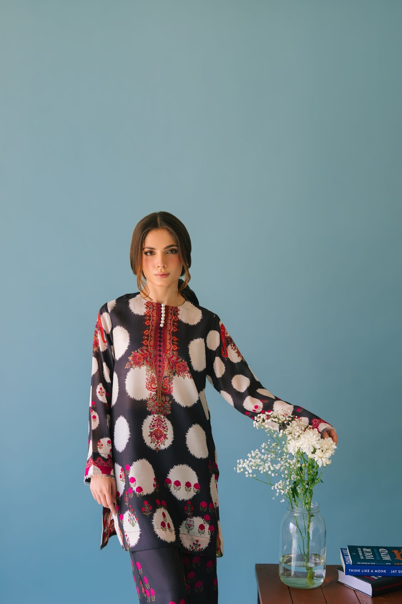 Sammy K | Lawn Pret 25 | Polka culture - Pakistani Designer Dress - by Sammy K - Type : Ladies Clothes - 100% Original at Saira Sultan