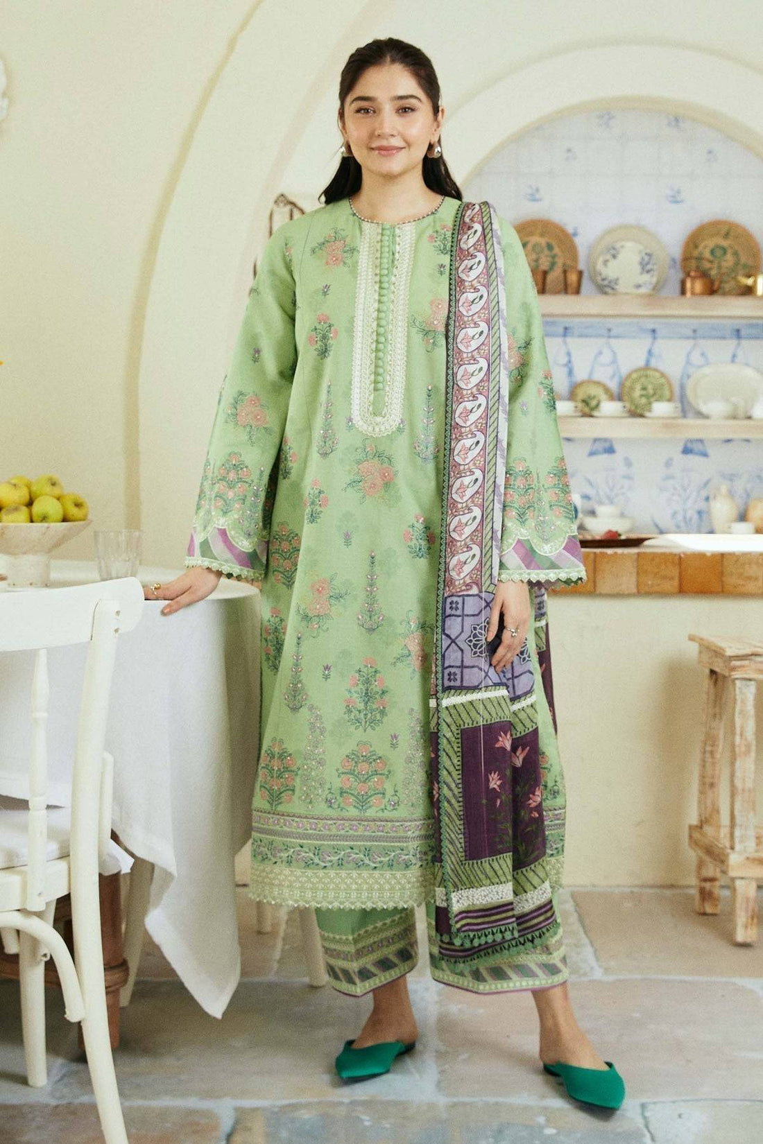 Zara Shahjahan | Coco Lawn Eid Edit 24 | NISA-D9 - Pakistani Designer Dress - by Zara Shahjahan | Type: Luxury - 100% Original at Saira Sultan