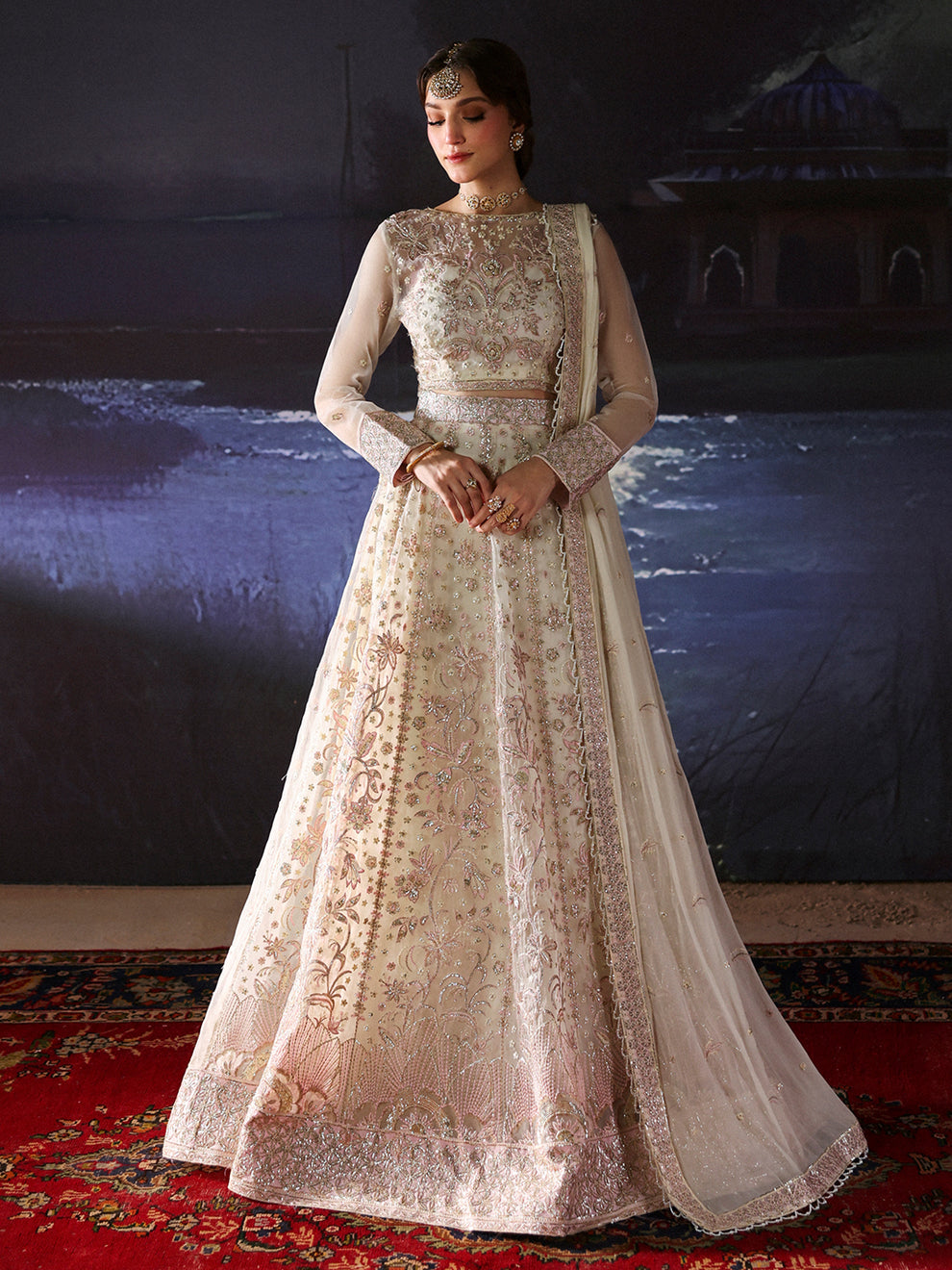 Mahnur | Pakeeza Luxury Formals | Nureh | PK - 06 - Pakistani Designer Dress - by Mahnur - Type : Ladies Clothes - 100% Original at Saira Sultan