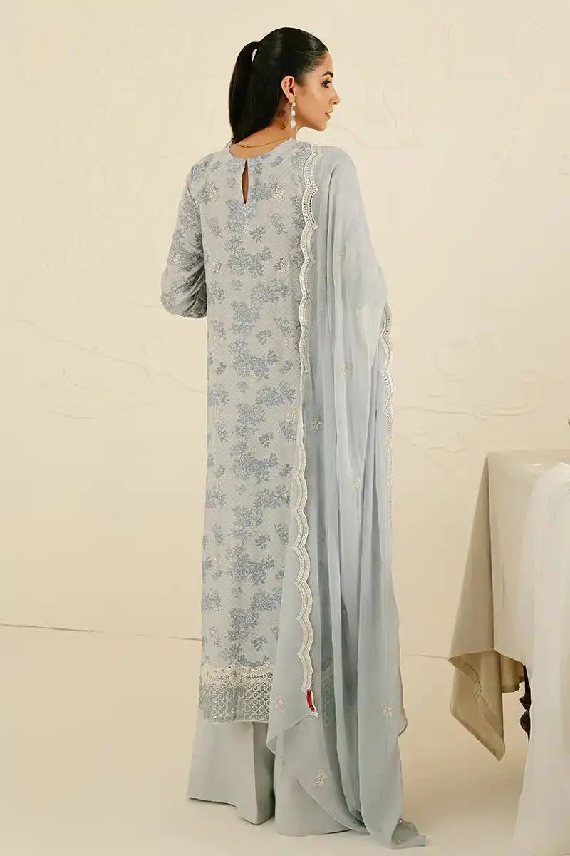Cross Stitch | Wedding Festive 23 | Ballard Blue - Pakistani Designer Dress - by Cross Stitch | Type: Formal - 100% Original at Saira Sultan