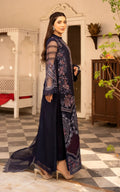 Asifa and Nabeel | Sunehri Eid 25 | Neelum-(SEF25-05) M Navy Blue Organza