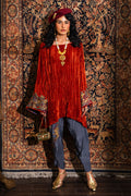 Nilofer Shahid | Aatish the Fire Within | Sholay (2pc) ‚¬€œ Aatish The Fire within XS Red Velvet