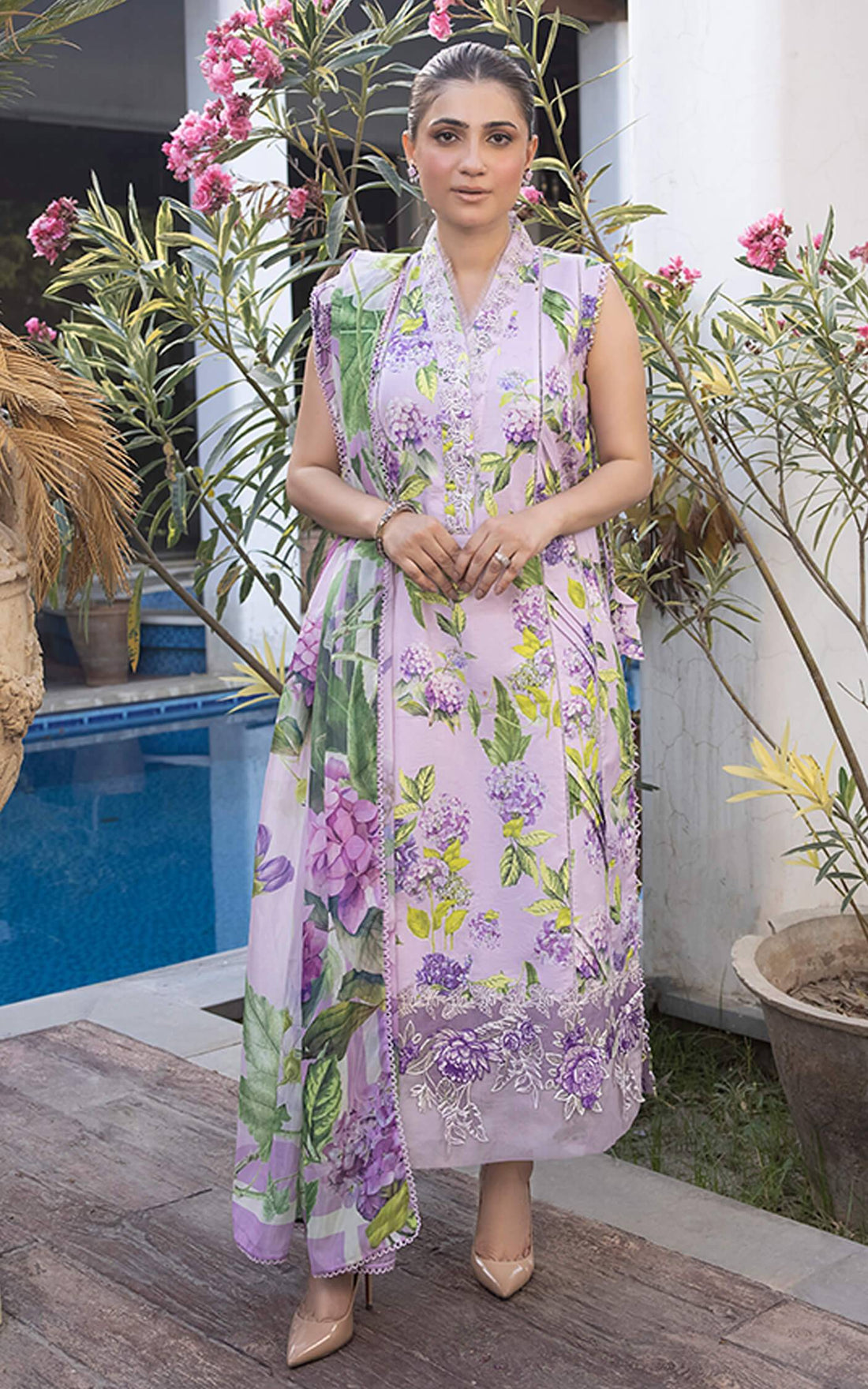Asifa and Nabeel | Meraki Summer Vol 2 | Noori MK-01 - Pakistani Designer Dress - by Asifa and Nabeel | Type: Luxury - 100% Original at Saira Sultan