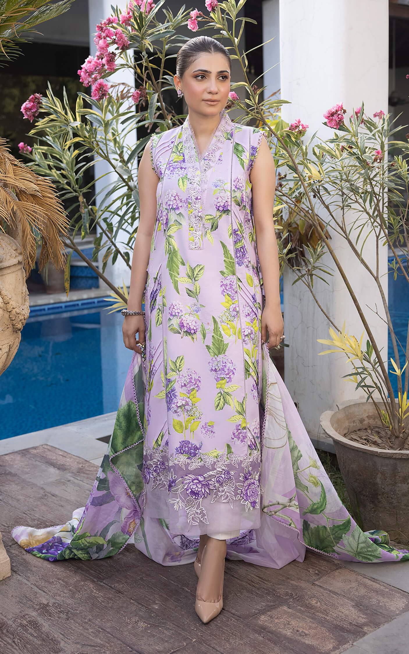 Asifa and Nabeel | Meraki Summer Vol 2 | Noori MK-01 - Pakistani Designer Dress - by Asifa and Nabeel | Type: Luxury - 100% Original at Saira Sultan
