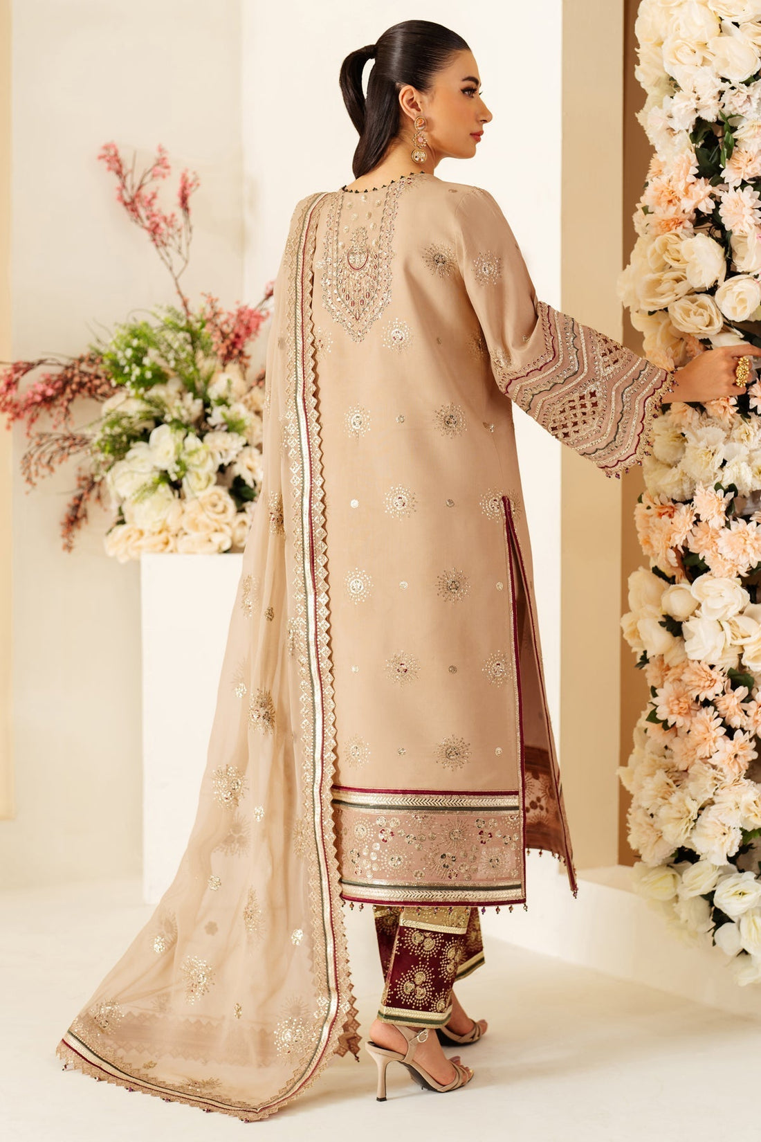 Alizeh | Luxury Raw Silk | AF-RS-06-OAK XS Skin Raw Silk