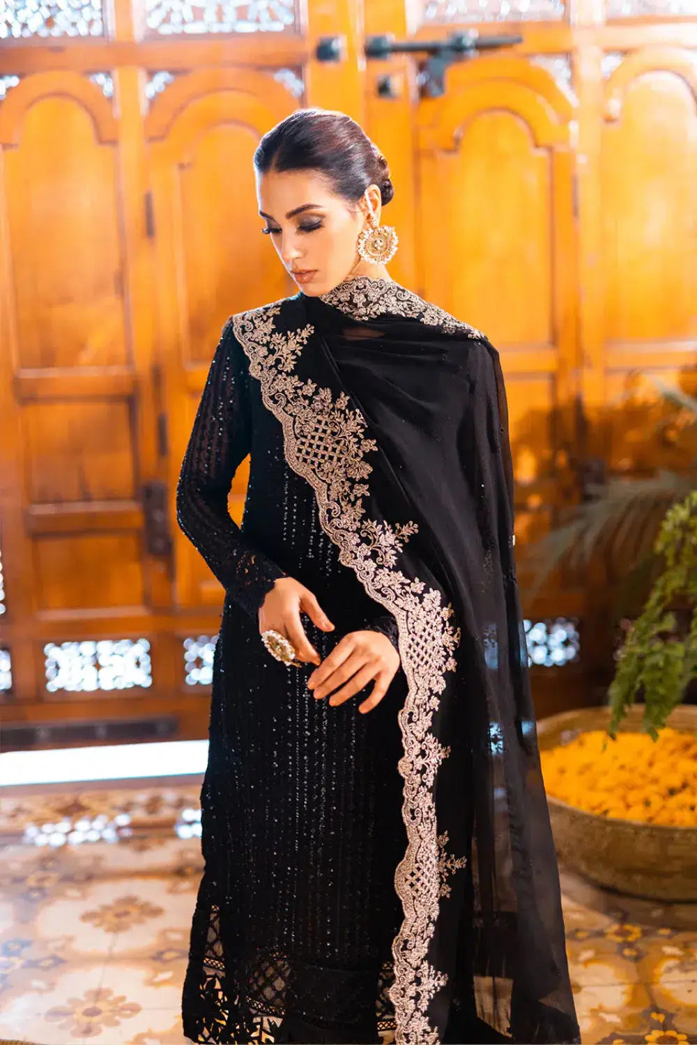 Azure | Embroidered Formals | Onyx Dove - Pakistani Designer Dress - by Azure | Type: Formal - 100% Original at Saira Sultan
