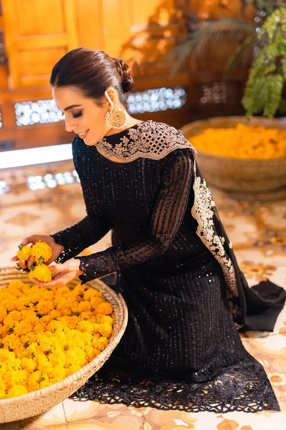 Azure | Embroidered Formals | Onyx Dove - Pakistani Designer Dress - by Azure | Type: Formal - 100% Original at Saira Sultan
