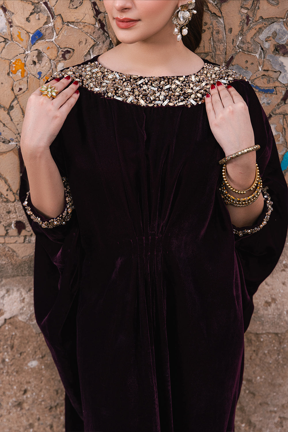 Azure | Vogue Formals | Opulent Rouge M Wine Berry Velvet