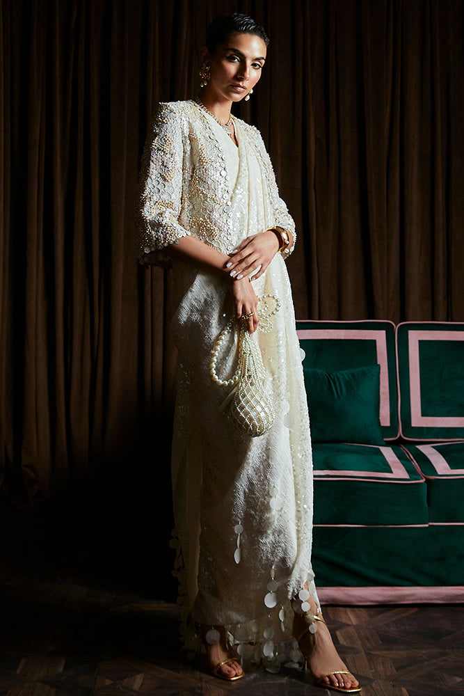 Suffuse | Luxury Pret 24 | SERENA S Cream Organza