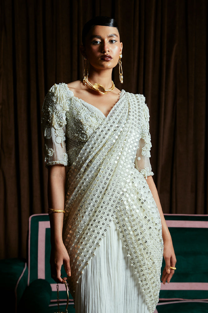 Suffuse | Luxury Pret 24 | IVY M Ivory Net