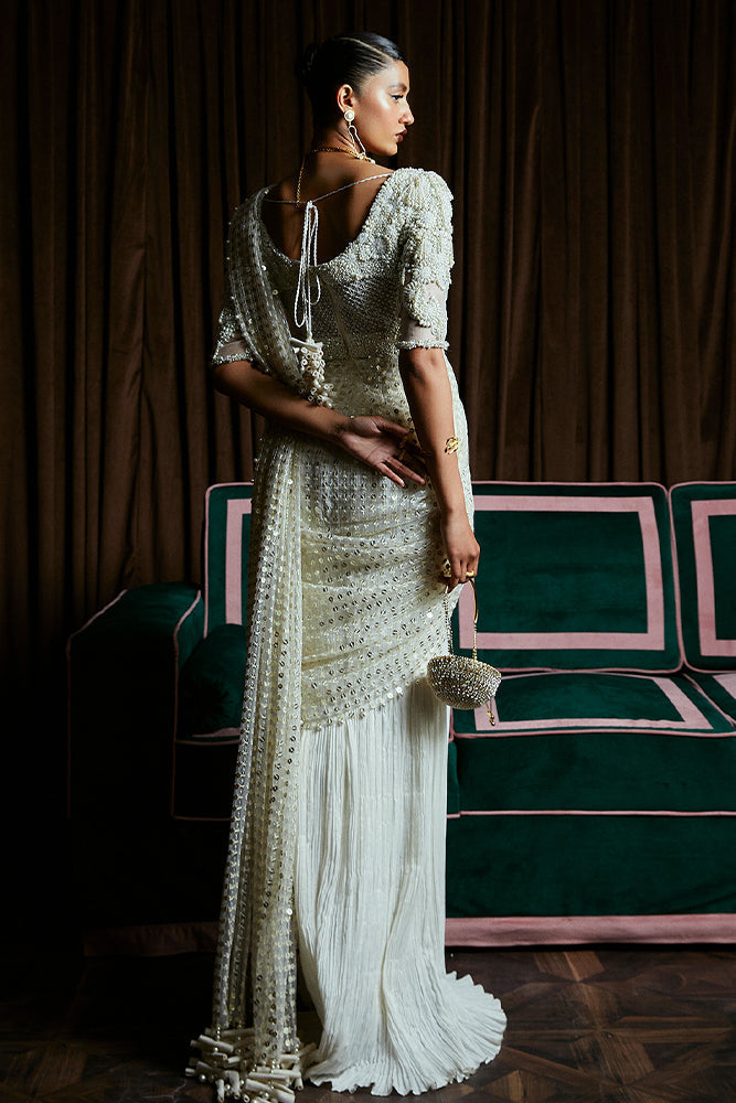 Suffuse | Luxury Pret 24 | IVY XS Ivory Net