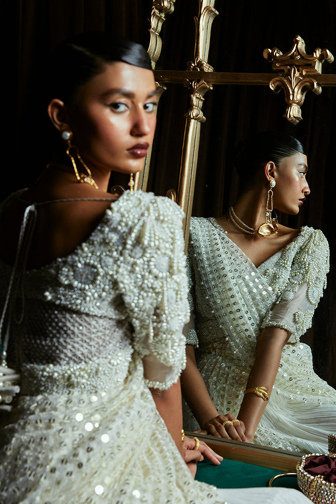 Suffuse | Luxury Pret 24 | IVY L Ivory Net