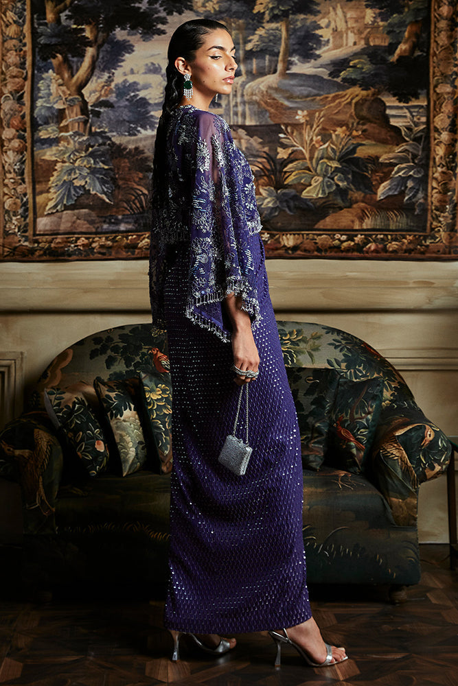 Suffuse | Luxury Pret 24 | MAEVE XS Smoke Blue