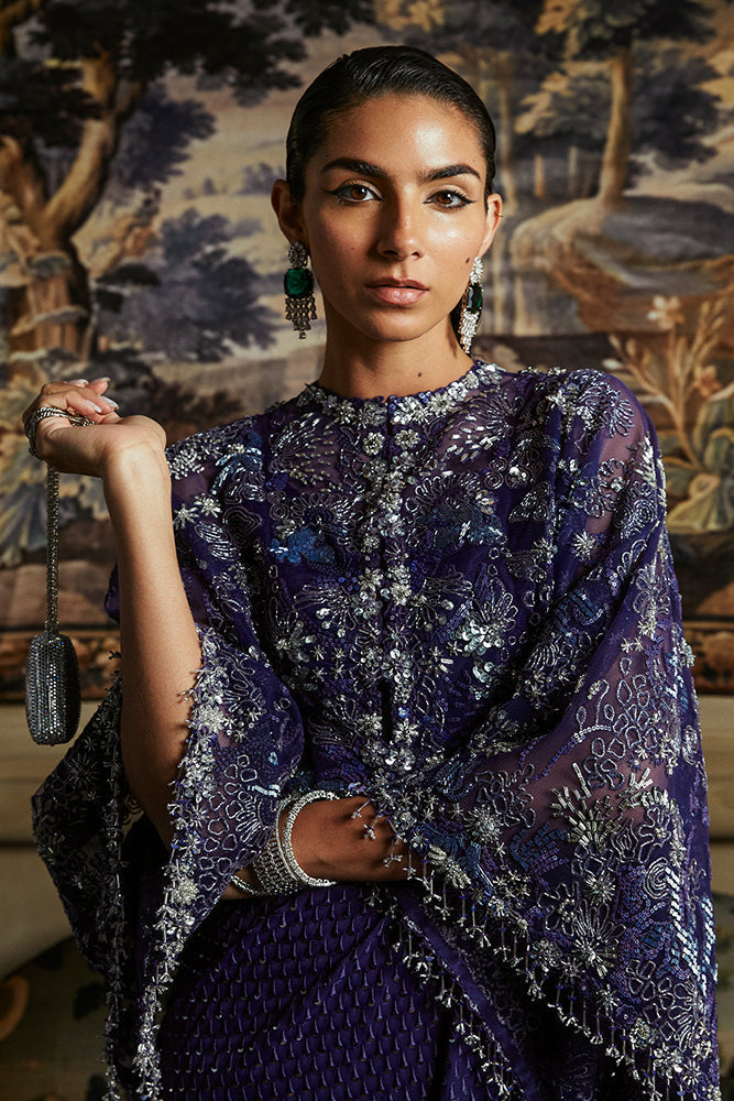 Suffuse | Luxury Pret 24 | MAEVE L Smoke Blue
