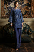 Suffuse | Luxury Pret 24 | IRINA XS Cobalt Blue Organza