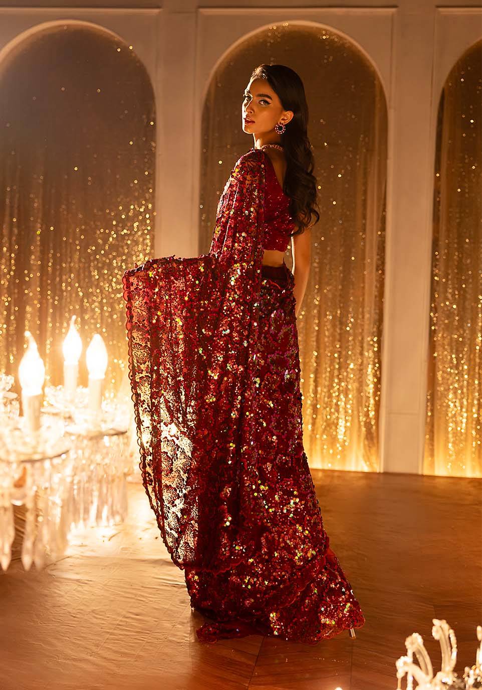 Zarqash | Bling Series | SCARLET - Pakistani Designer Dress - by Zarqash | Type: Formal - 100% Original at Saira Sultan