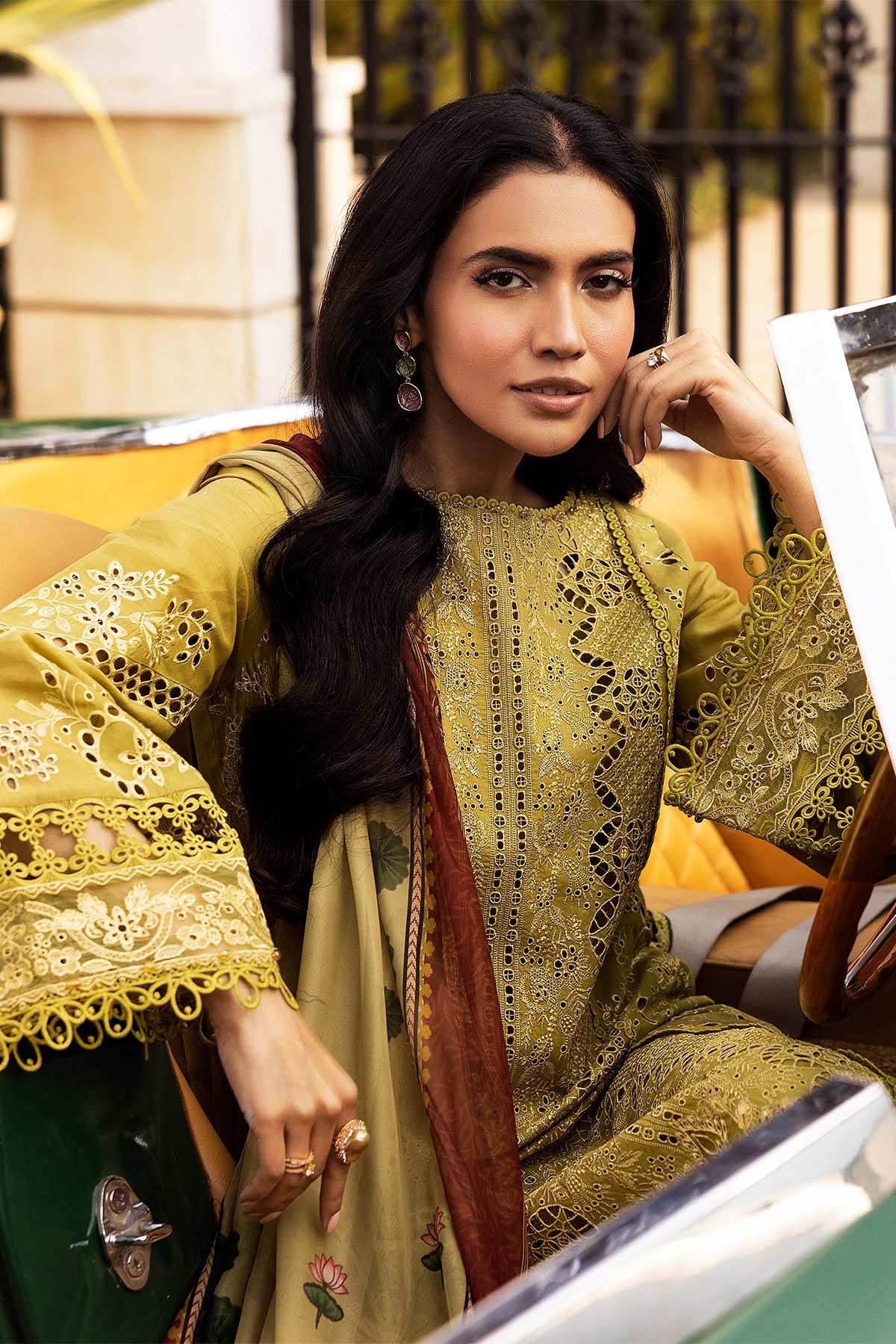 Motifz | Premium Lawn 25 | 5329-LISETTE M Lime Yellow Lawn