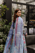 Afrozeh | Lawn 25 | Presta Custom Size Light Blue Lawn