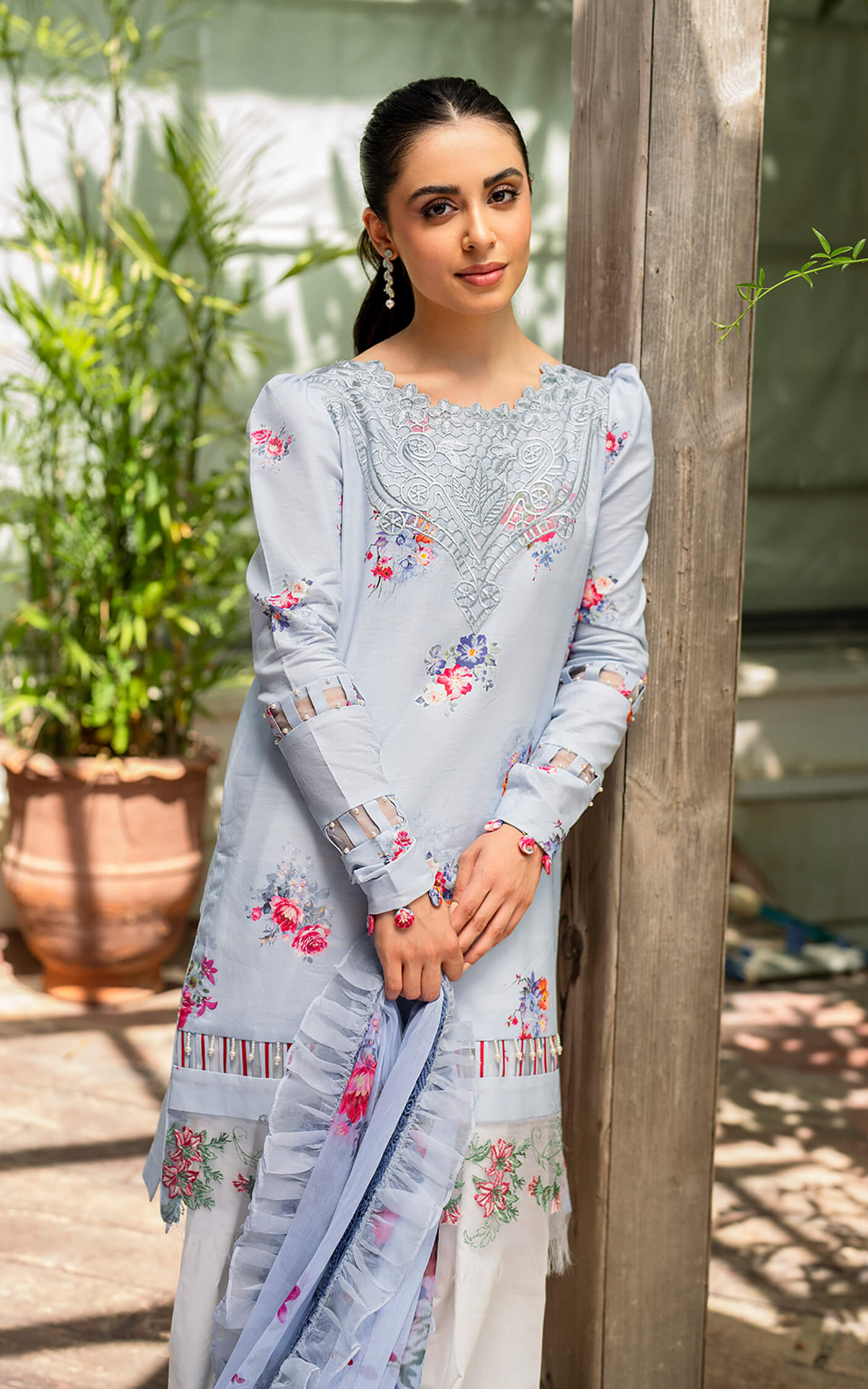 Asifa and Nabeel | Meraki Summer Vol 2 | Pankh MK-03 - Pakistani Designer Dress - by Asifa and Nabeel | Type: Luxury - 100% Original at Saira Sultan