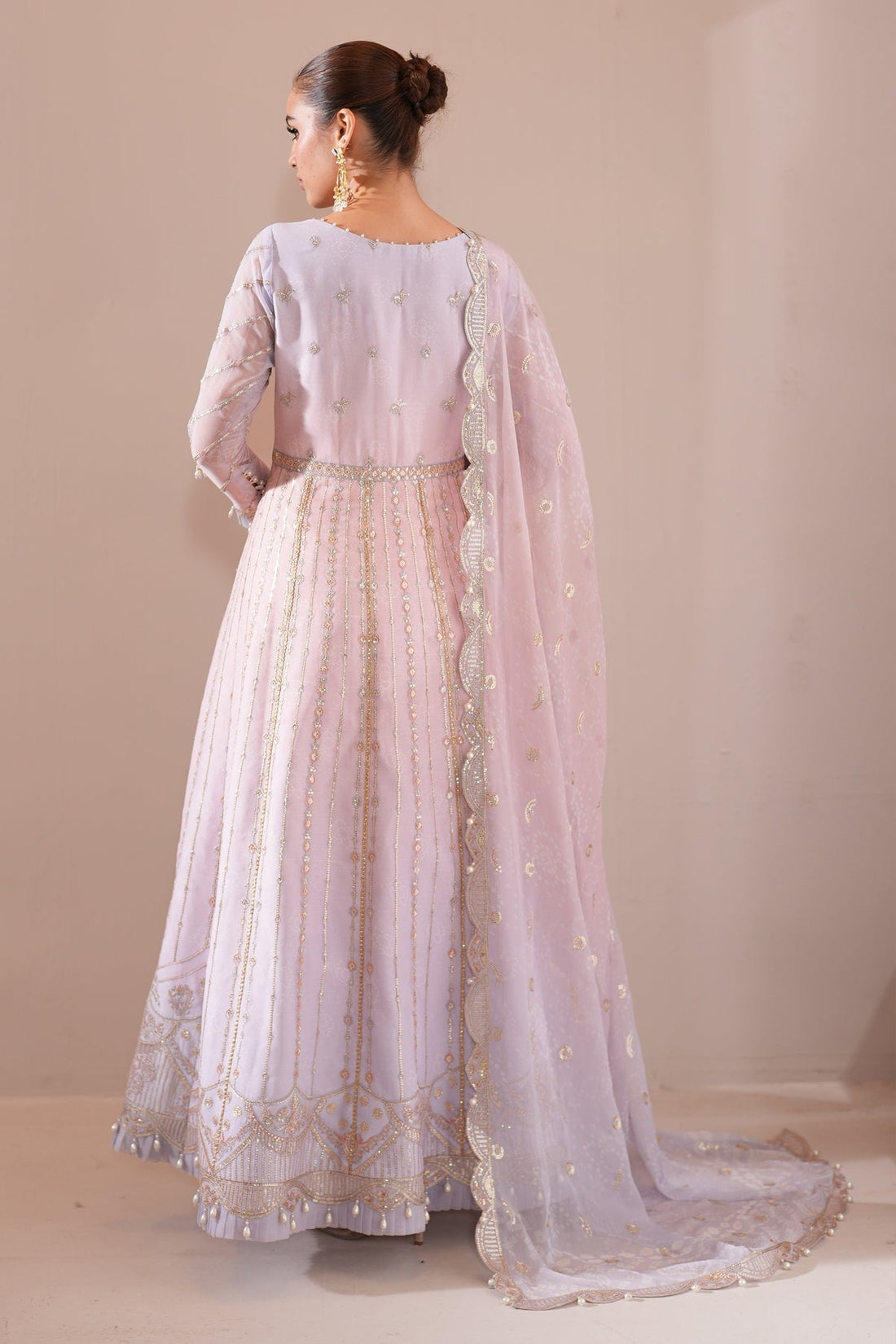 Alizeh | Jhalak Formals | AF-JHLK-05-PARINAAZ XS Lavender Pinocchio Chiffon