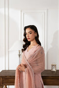 Azzal | Mishri Formals | Parisa M Pastel Pink Organza