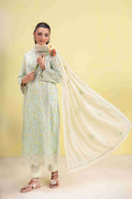 Aabyaan | Eid Pret 25 | AVEN AP-01 L Pastel Mint Dobby Lawn