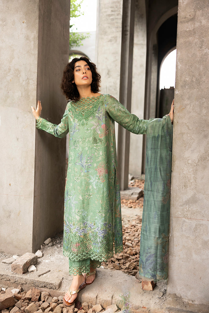 Sobia Nazir | Fall Edit 24 | DESIGN 3A FALL EDIT 2024 UNSTITCHED - Pakistani Designer Dress - by Sobia Nazir | Type: Luxury - 100% Original at Saira Sultan