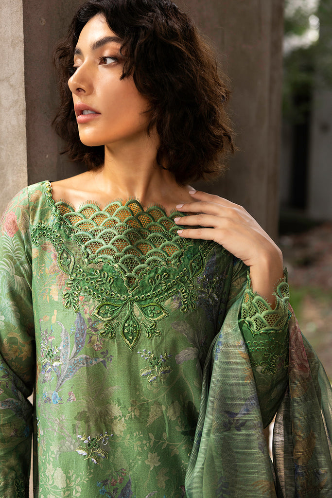 Sobia Nazir | Fall Edit 24 | DESIGN 3A FALL EDIT 2024 UNSTITCHED - Pakistani Designer Dress - by Sobia Nazir | Type: Luxury - 100% Original at Saira Sultan