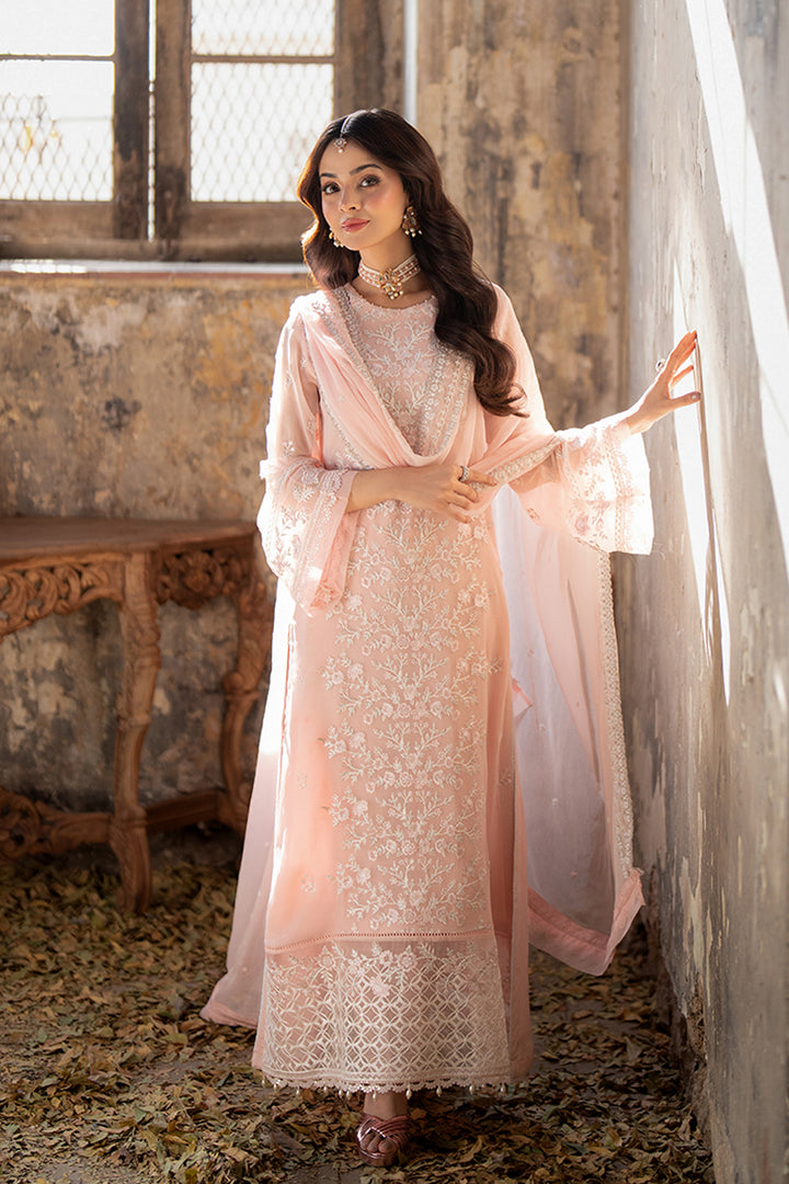 Azure | Ensembles Embroidered Formals | Pink Mirage XS Pink Chiffon