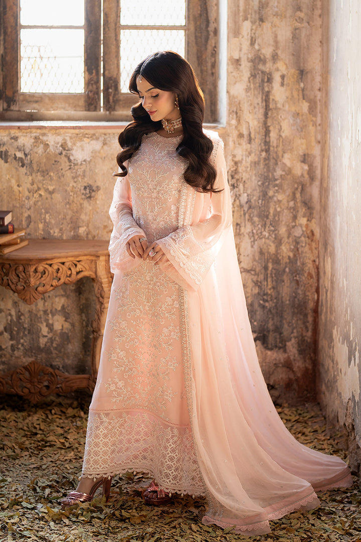 Azure | Ensembles Embroidered Formals | Pink Mirage M Pink Chiffon