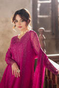 Azure | Ensembles Embroidered Formals | Plum Reverie M Magenta Chiffon