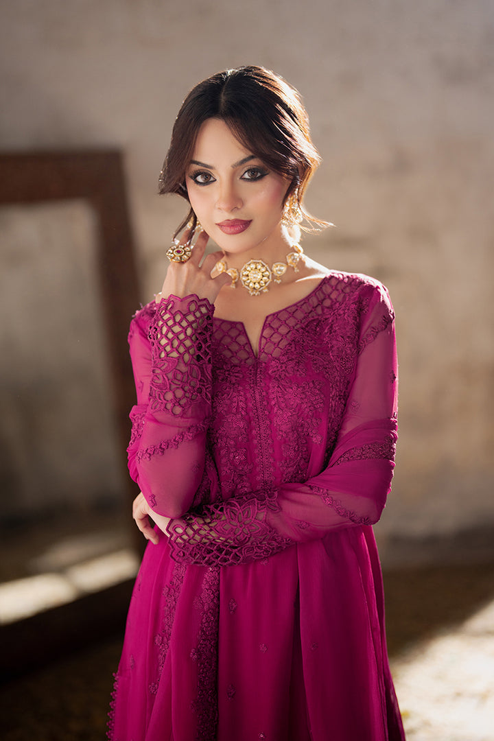 Azure | Ensembles Embroidered Formals | Plum Reverie