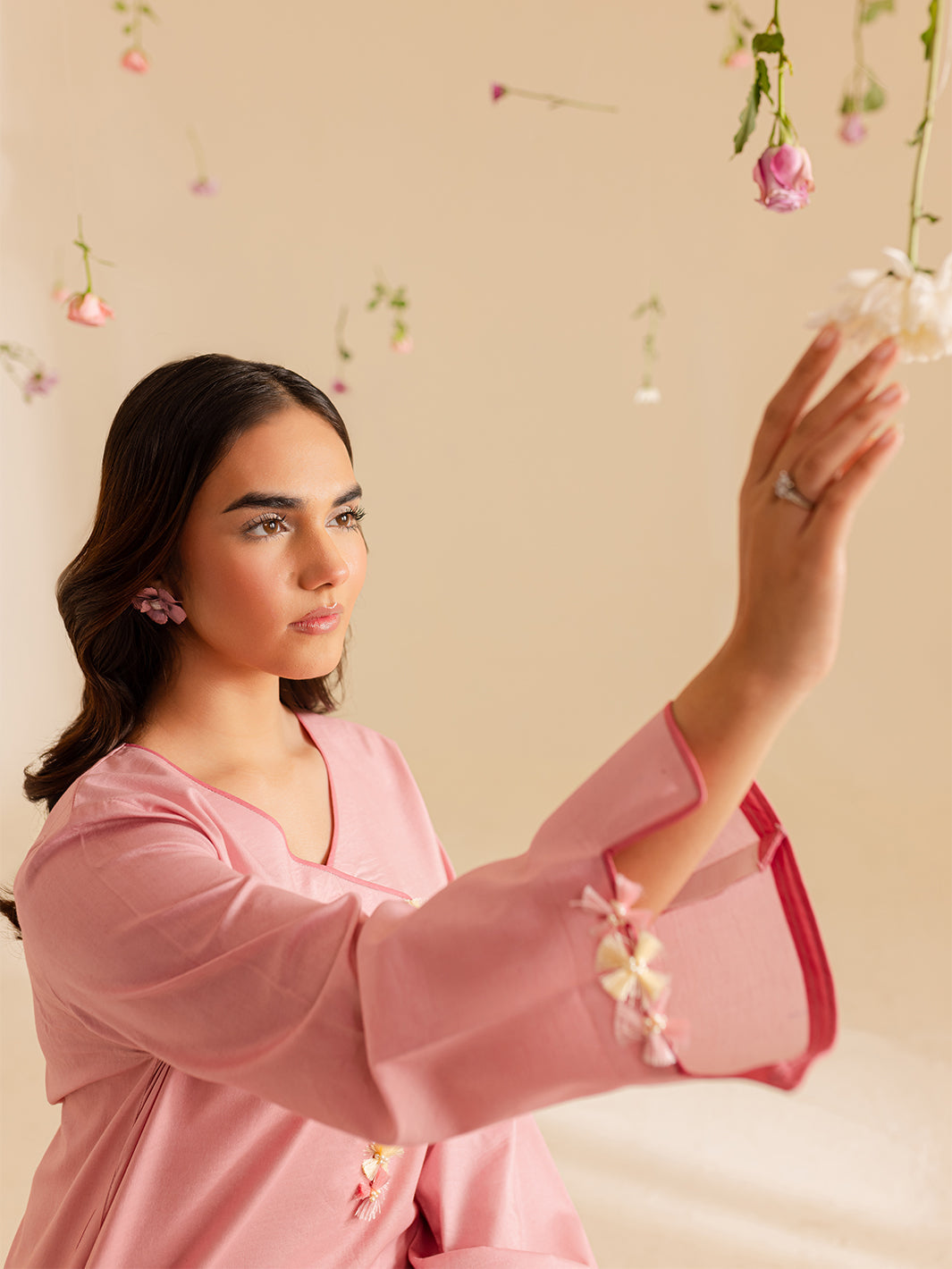 Mahnur | Petal Whispers Lawn Pret | Primrose XL Pink Lawn