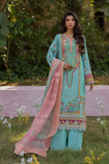 Qalamkar | Luxe Silk | UA-06 SARA XS Light Blue Silk