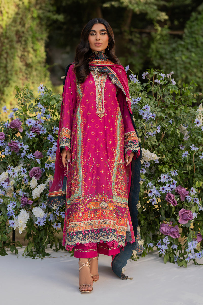 Qalamkar | Luxe Silk | UA-01 ELIA XS Candy Pink Silk