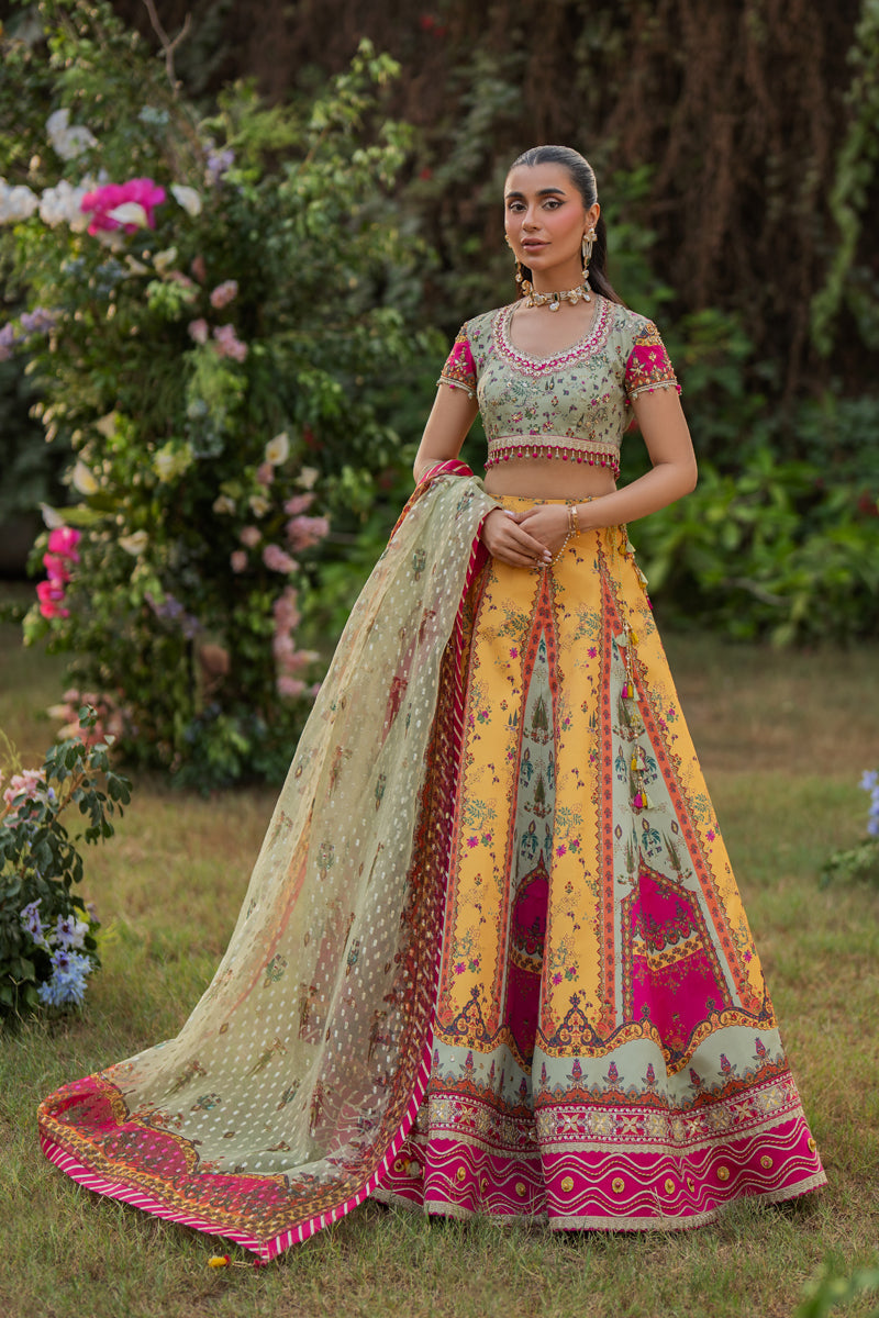 Qalamkar | Luxe Silk | UA-08 LUNA XS Multi Silk