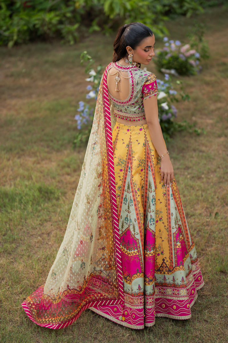 Qalamkar | Luxe Silk | UA-08 LUNA XS Multi Silk