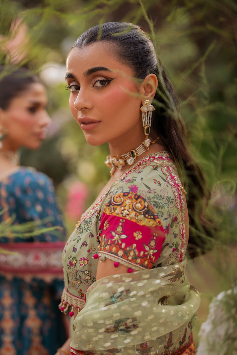 Qalamkar | Luxe Silk | UA-08 LUNA M Multi Silk