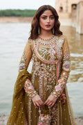 Qalamkar | Shadmani Luxury Formals | Rameesha SH-01 L mendhi Net
