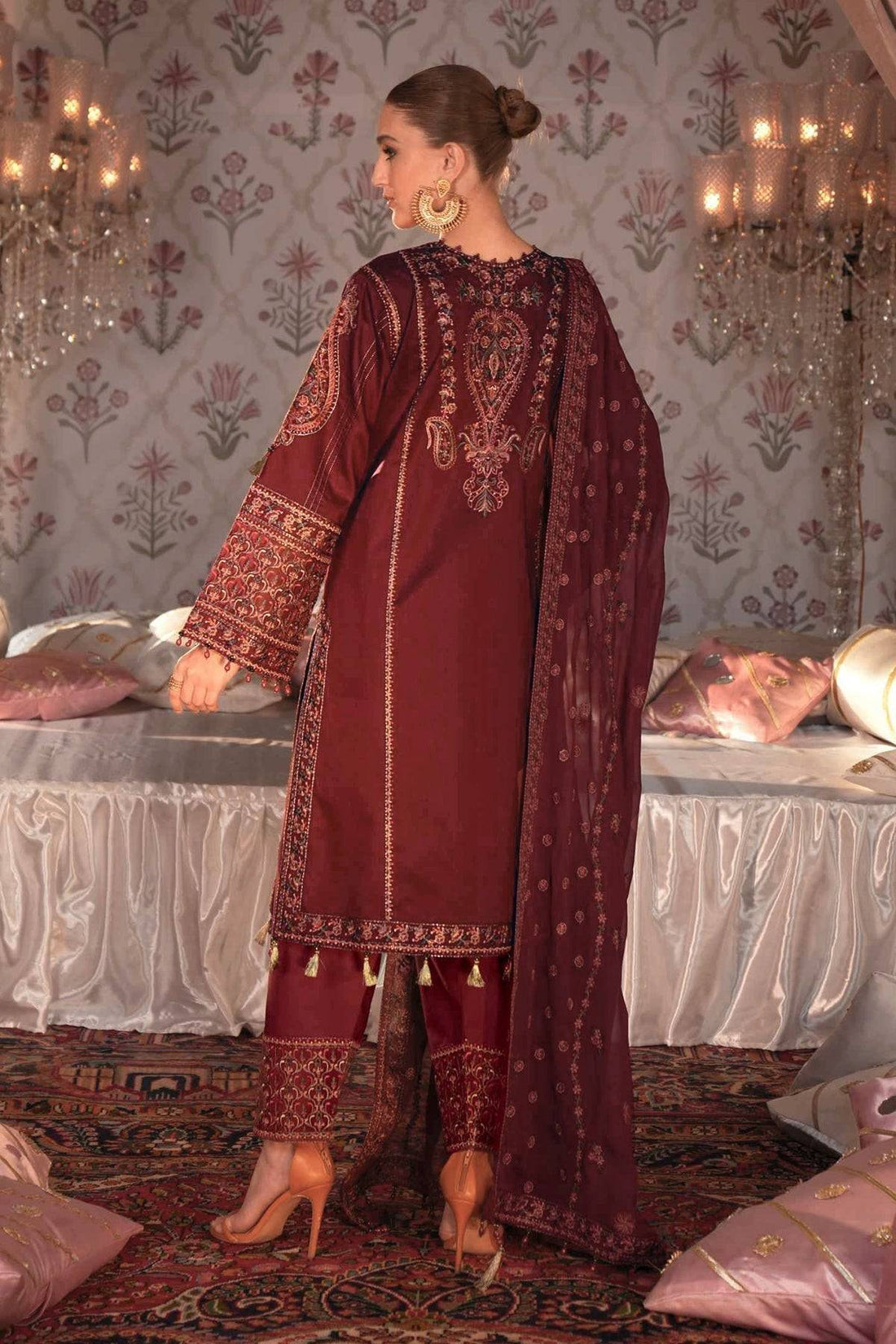 Alizeh | Rawayat Luxury Lawn 24 | Afreen - Pakistani Designer Dress - by Alizeh | Type: Luxury - 100% Original at Saira Sultan