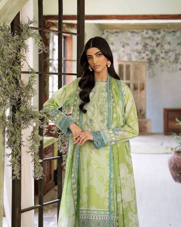 Roheenaz | Flora Printed Lawn | Euphoria - Pakistani Designer Dress - by Roheenaz | Type: Luxury - 100% Original at Saira Sultan