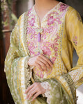 Roheenaz | Flora Printed Lawn | Mystique - Pakistani Designer Dress - by Roheenaz | Type: Luxury - 100% Original at Saira Sultan