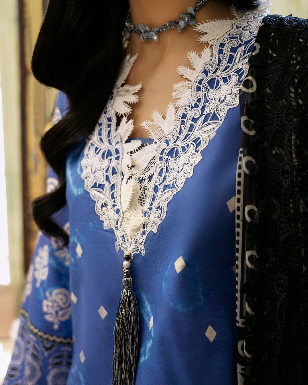 Roheenaz | Flora Printed Lawn | Ember - Pakistani Designer Dress - by Roheenaz | Type: Luxury - 100% Original at Saira Sultan