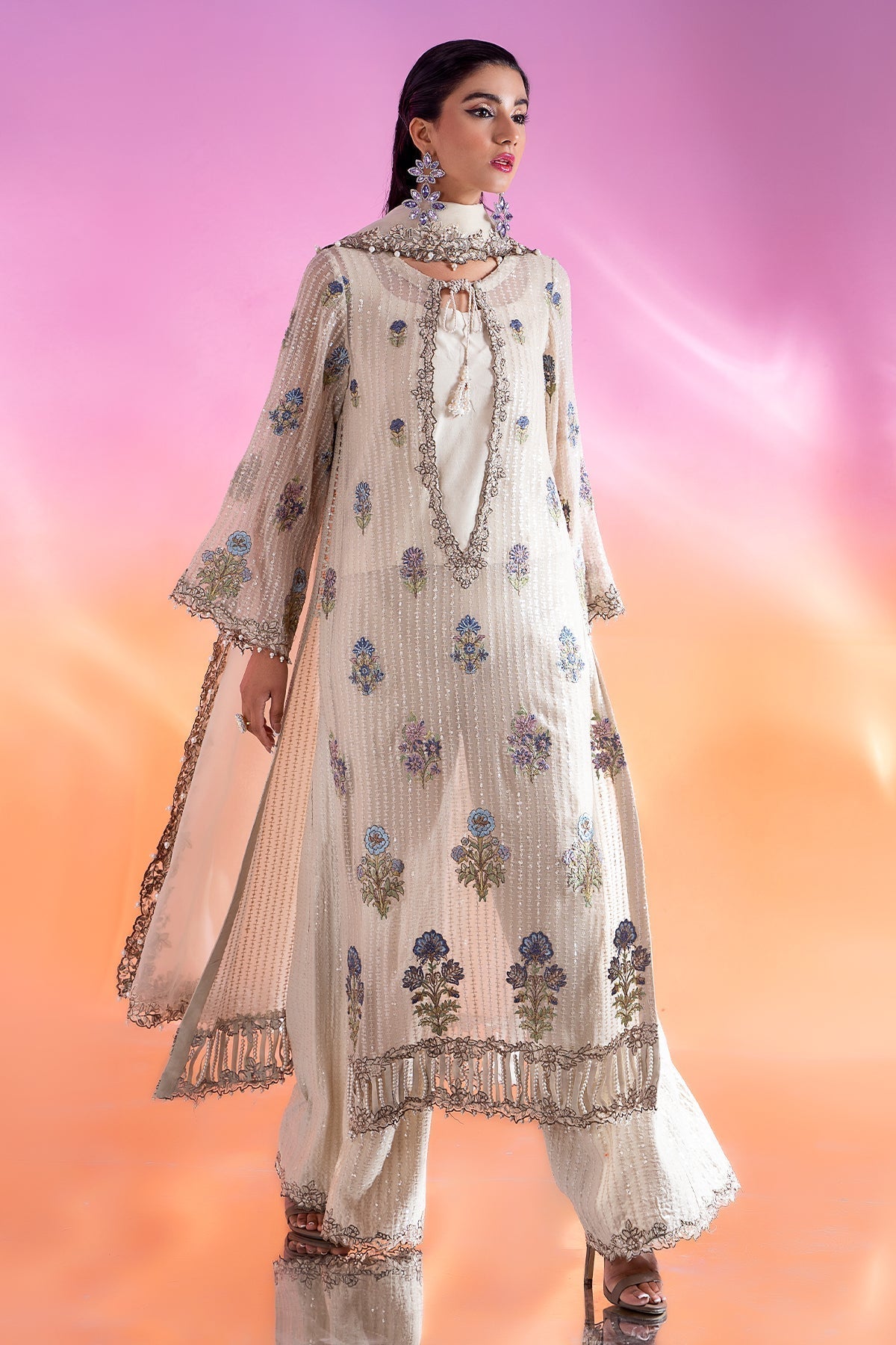 Charizma | Festive Pret | CMA-4-287 - Pakistani Designer Dress - by Charizma | Type: Luxury - 100% Original at Saira Sultan