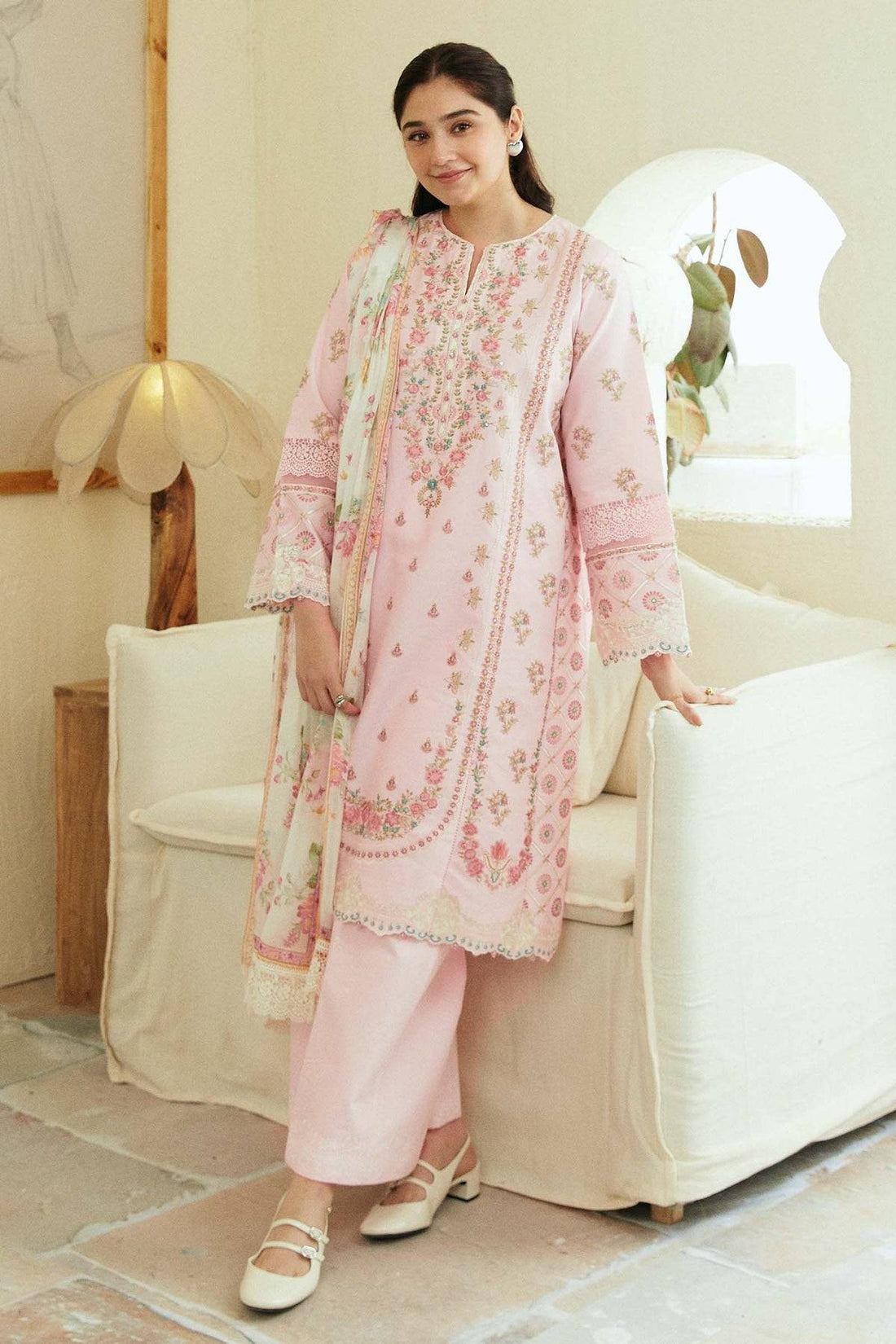 Zara Shahjahan | Coco Lawn Eid Edit 24 | ROOHI-D8 - Pakistani Designer Dress - by Zara Shahjahan | Type: Luxury - 100% Original at Saira Sultan