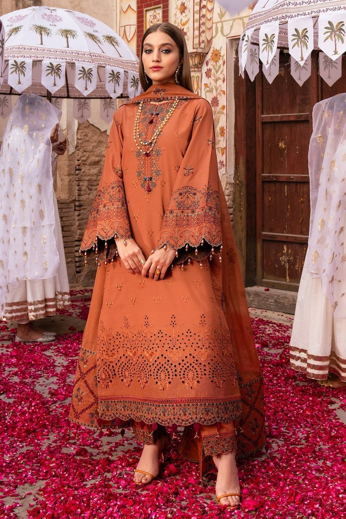 Alizeh | Rawayat Luxury Lawn 24 | Manat - Pakistani Designer Dress - by Alizeh | Type: Luxury - 100% Original at Saira Sultan